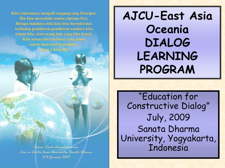 ajcu east asia oceania dialog learning program