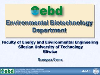 Environmental Biotechnology Department