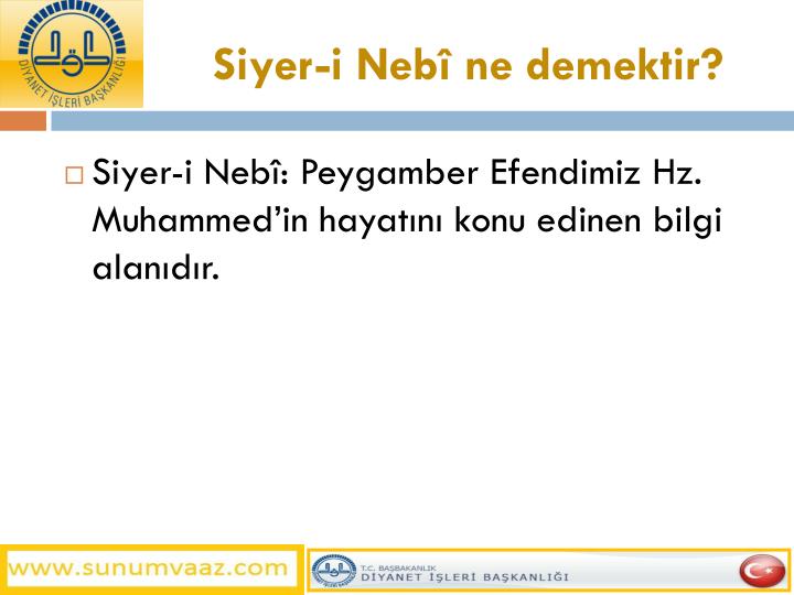 siyer i neb ne demektir