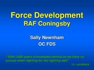 Force Development RAF Coningsby