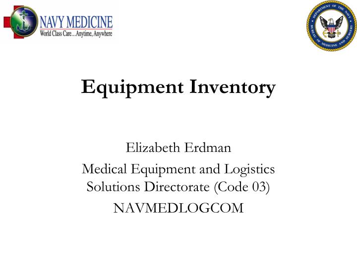 equipment inventory
