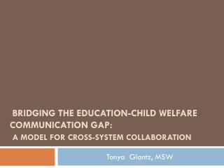 Bridging the Education-Child Welfare Communication Gap: A model for cross-system collaboration