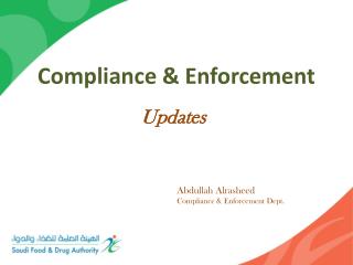 Compliance &amp; Enforcement