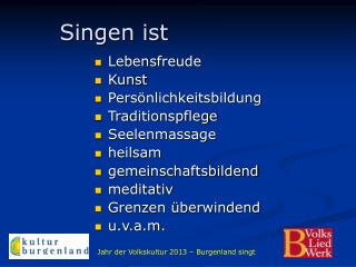 singen ist