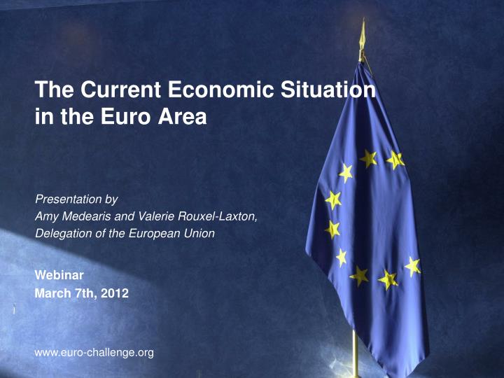 the current economic situation in the euro area