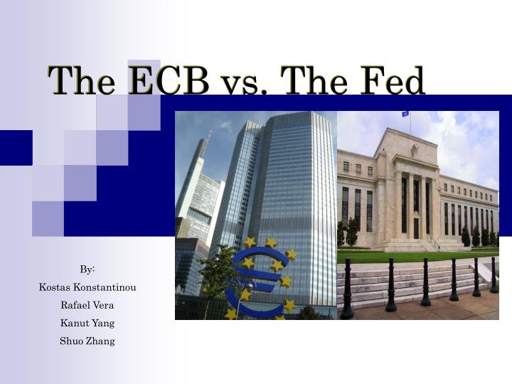 the ecb vs the fed