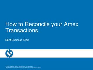 How to Reconcile your Amex Transactions