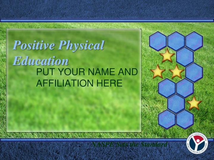 positive physical education