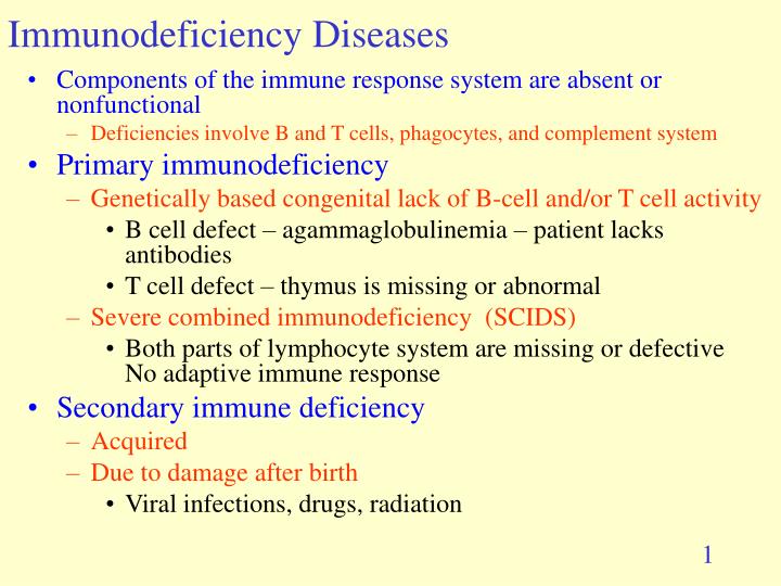 immunodeficiency diseases