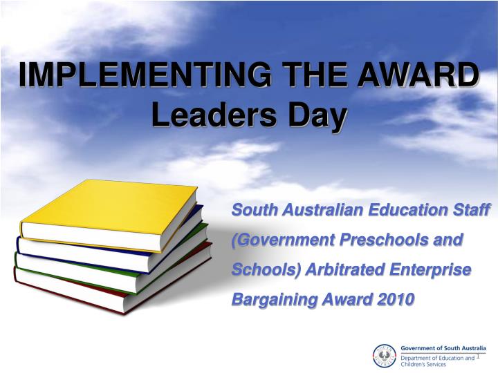 implementing the award leaders day