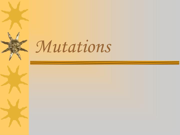 mutations