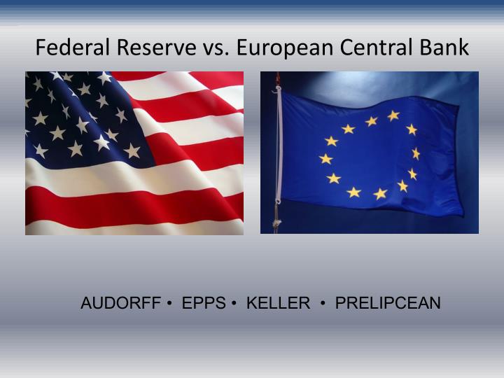 federal reserve vs european central bank