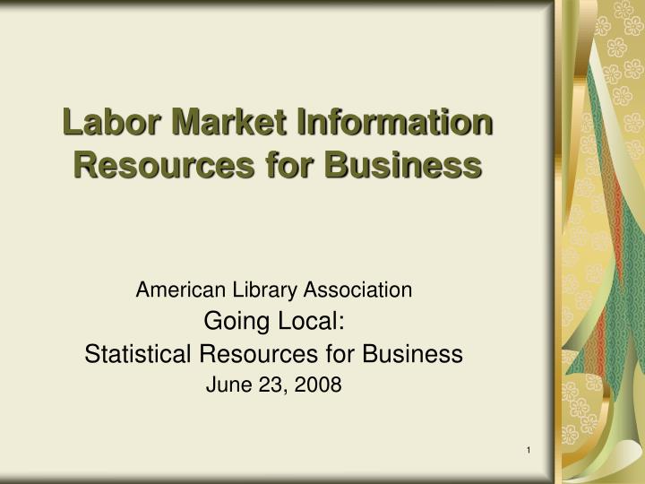 labor market information resources for business