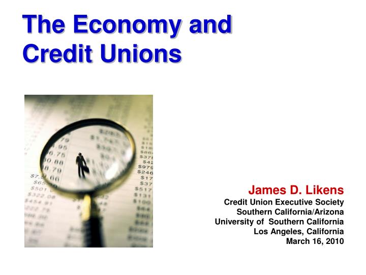the economy and credit unions