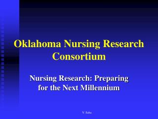 Oklahoma Nursing Research Consortium