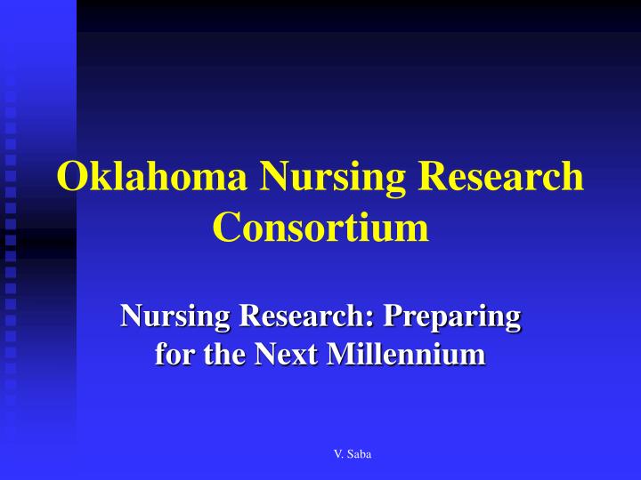 oklahoma nursing research consortium