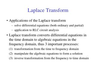 Laplace Transform