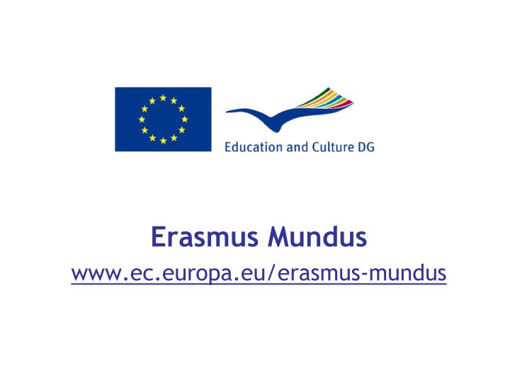 erasmus mundus www ec europa eu erasmus mundus