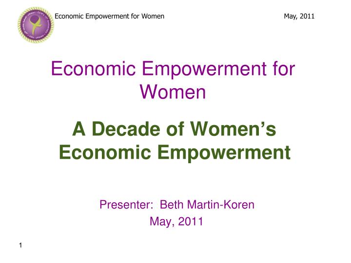 economic empowerment for women
