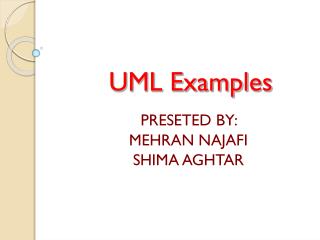 UML Examples