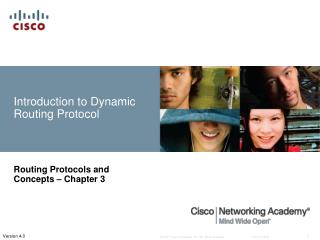 Introduction to Dynamic Routing Protocol