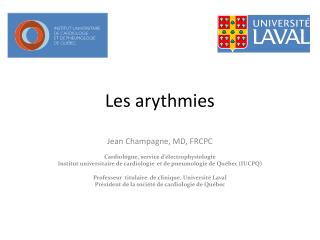 les arythmies