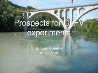 Prospects for CLFV experiments