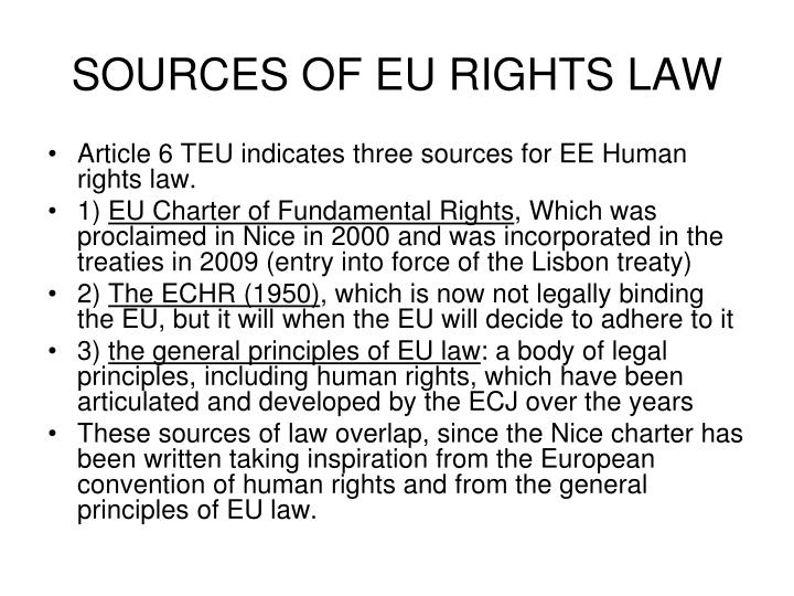 sources of eu rights law