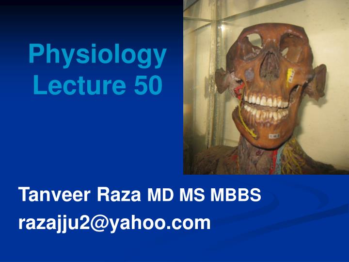 physiology lecture 50