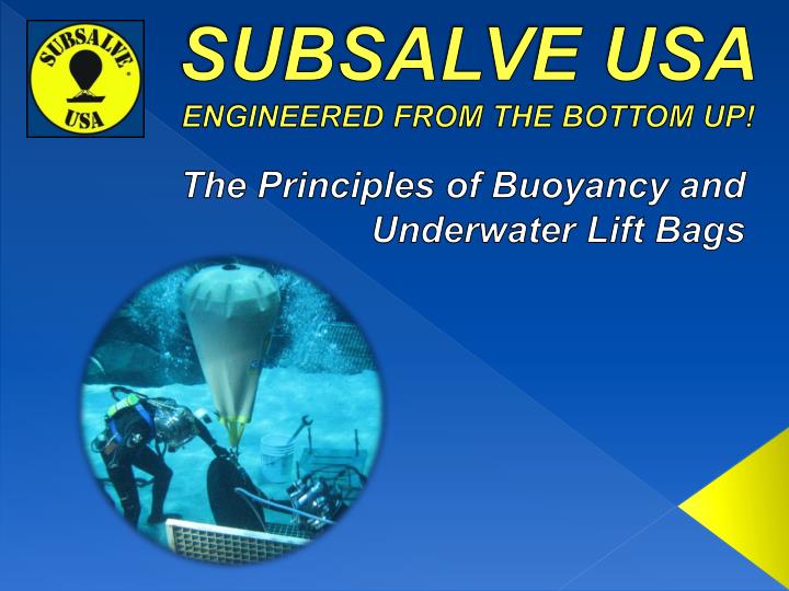 subsalve usa engineered from the bottom up