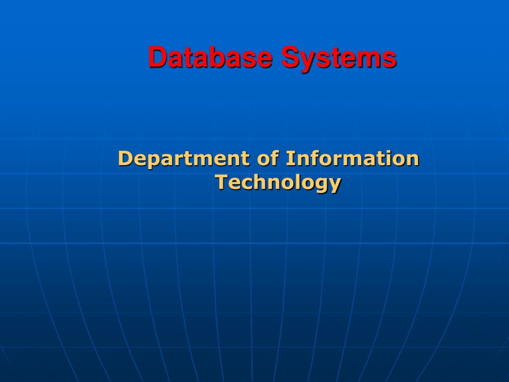 PPT - Database Systems PowerPoint Presentation, free download - ID:3292192