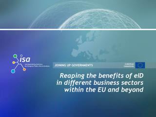 Reaping the benefits of eID in different business sectors within the EU and beyond