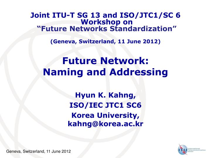future network naming and addressing