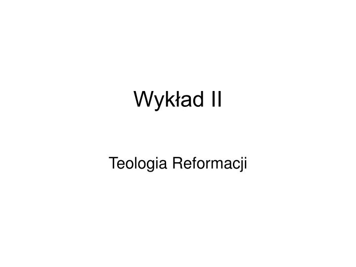 teologia reformacji