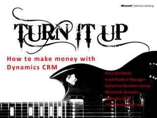 How to make money with Dynamics CRM