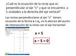 x = 5 - slide 1