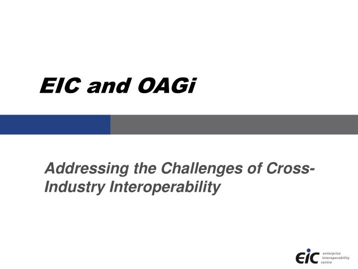 eic and oagi