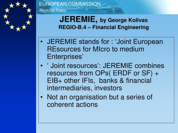 jeremie by george kolivas regio b 4 financial engineering