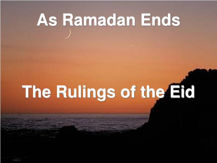 the rulings of the eid
