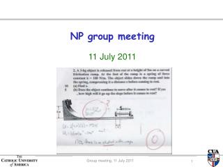 NP group meeting