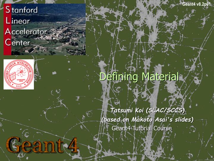 defining material