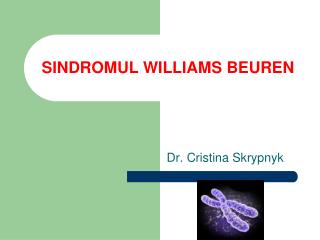 sindromul williams beuren
