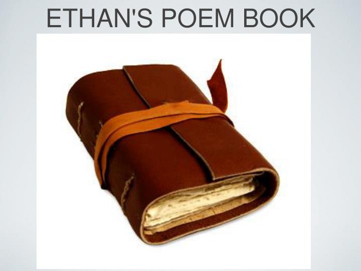 ethan s poem book
