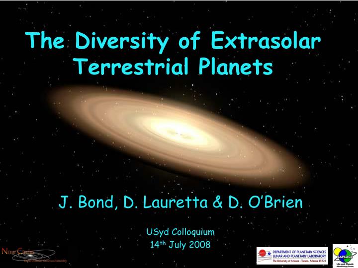 the diversity of extrasolar terrestrial planets