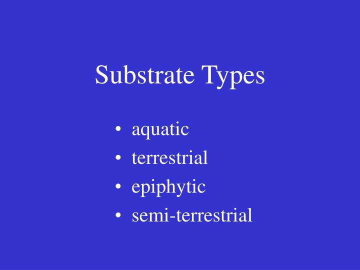 substrate types