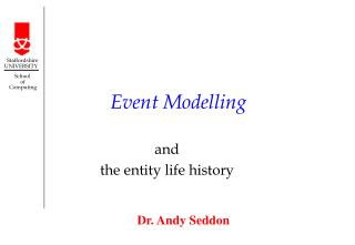 Event Modelling