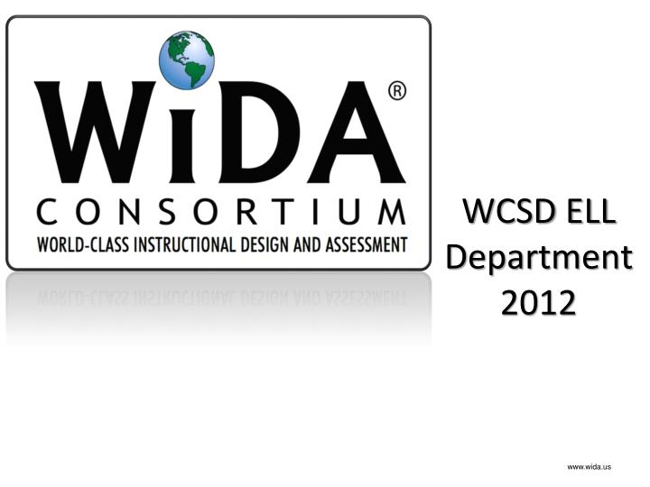 wcsd ell department 2012