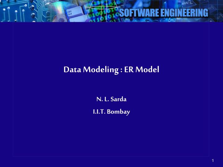 data modeling er model