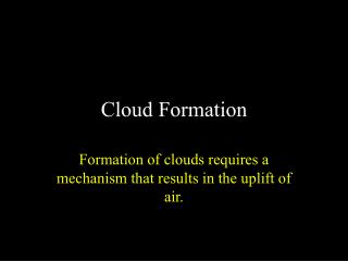 Cloud Formation