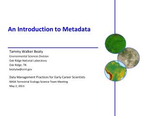An Introduction to Metadata